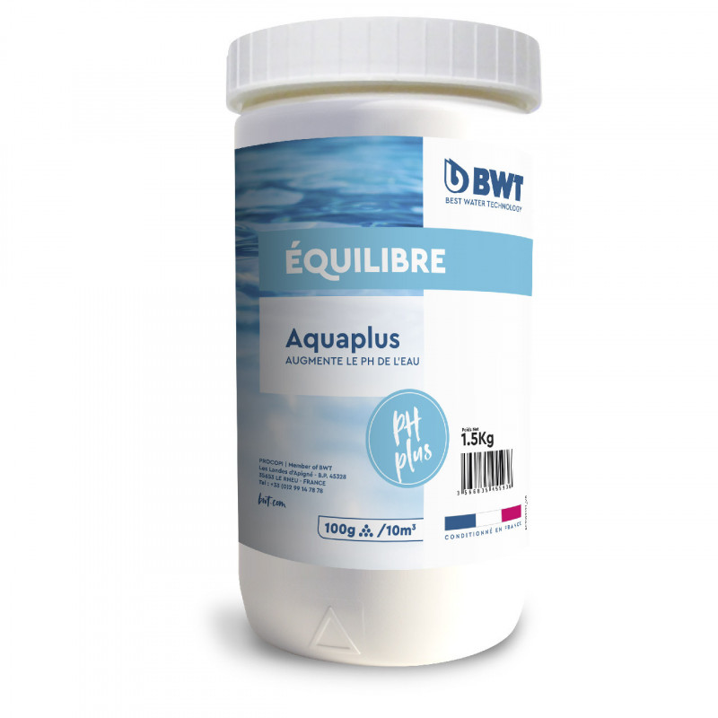 BWT Aquaplus, pH-plus en poudre - 1,5 Kg