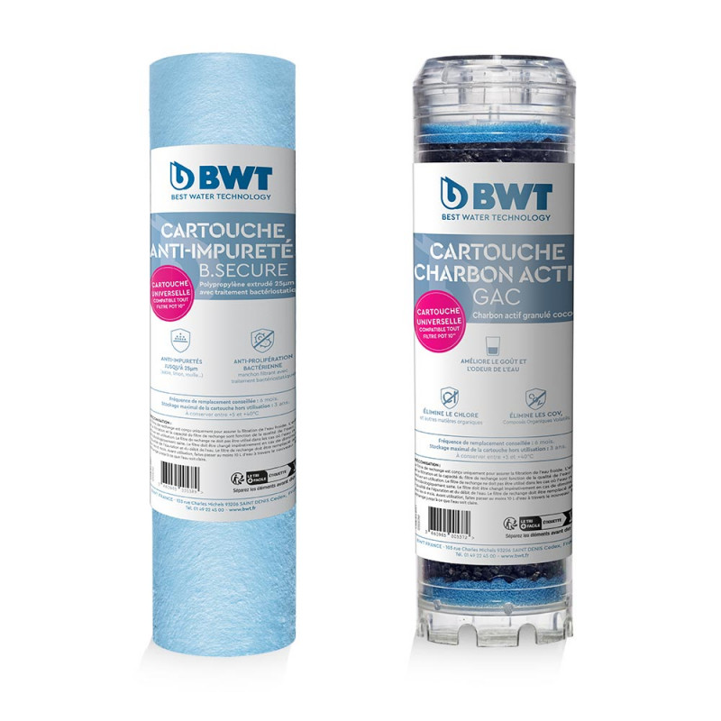 Filtration de l'eau et cartouches filtrante pour toute la maison - BWT